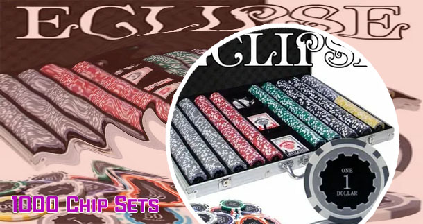 1000 custom poker chips