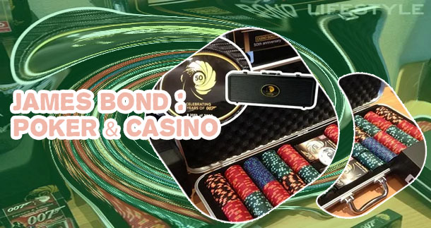 James bond poker set
