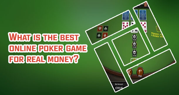 Play 3 card poker online for real money