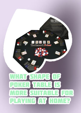 Poker table and chip set